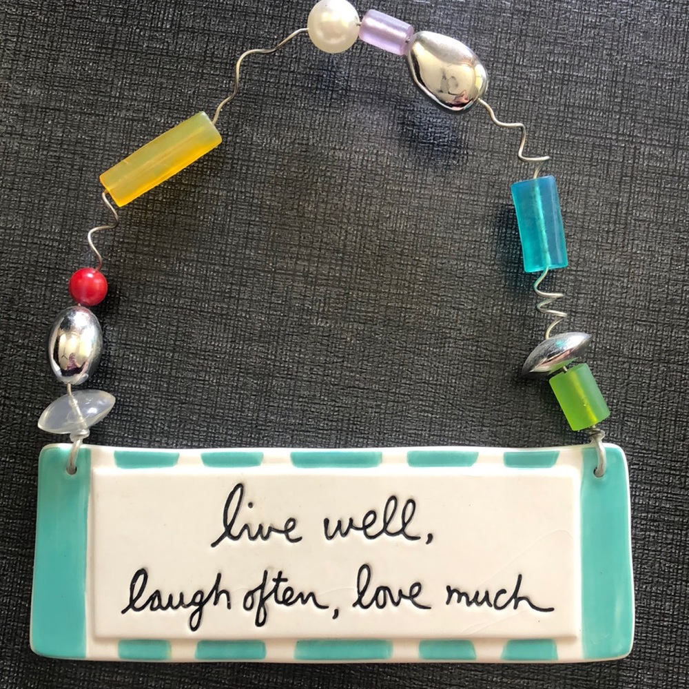 Sandra Magsamen Ceramic Sign